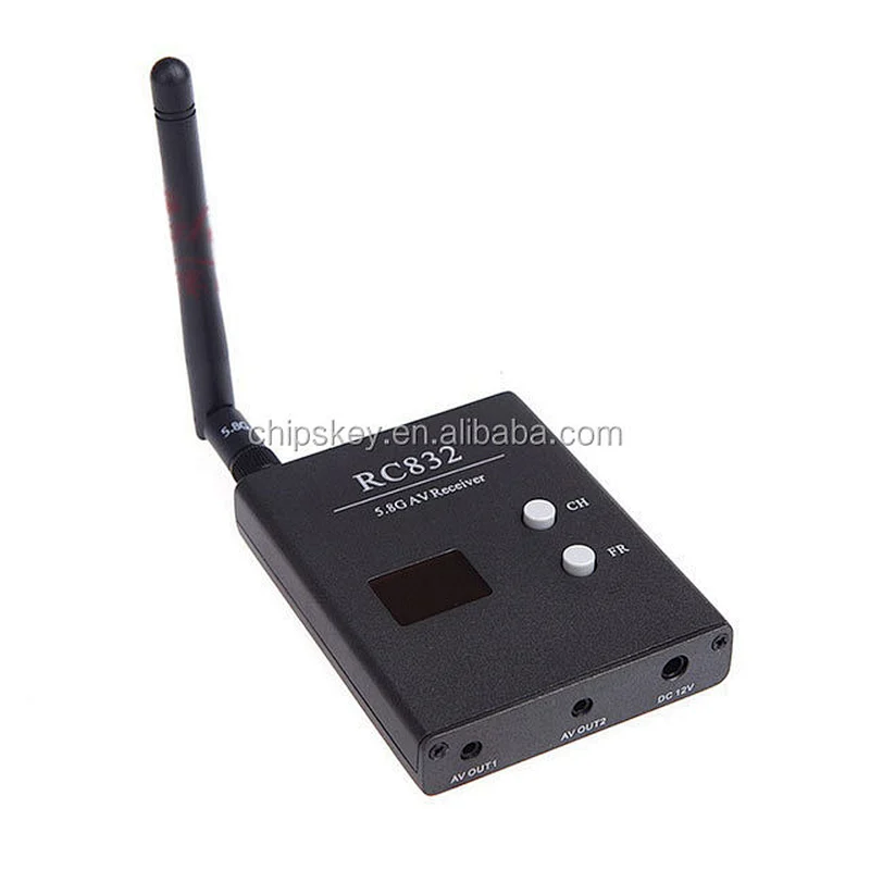 RC832 5.8G FPV Receiver of 600mw 32CH Audio Video Wireless