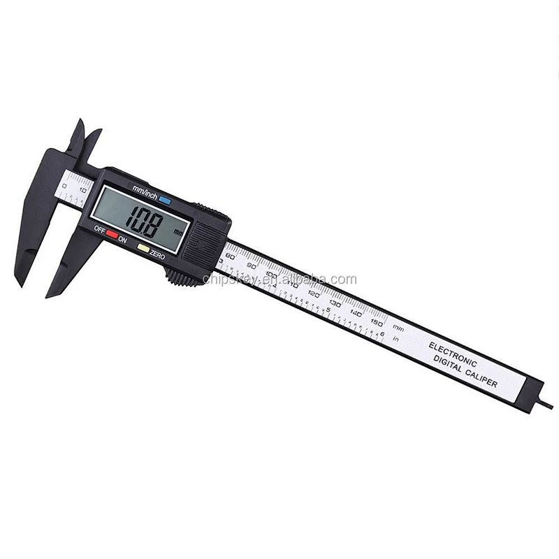Plastic digital electronic height / depth gauge caliper 150mm