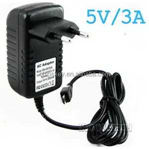 5V 3A EU Adapter With Micro USB Header