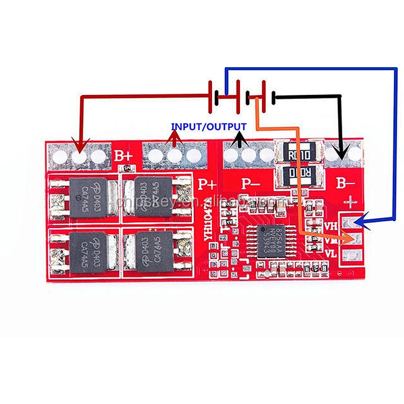 3S series lithium battery protect board no activation / auto recovery 10.8V 12.6V 30A high current