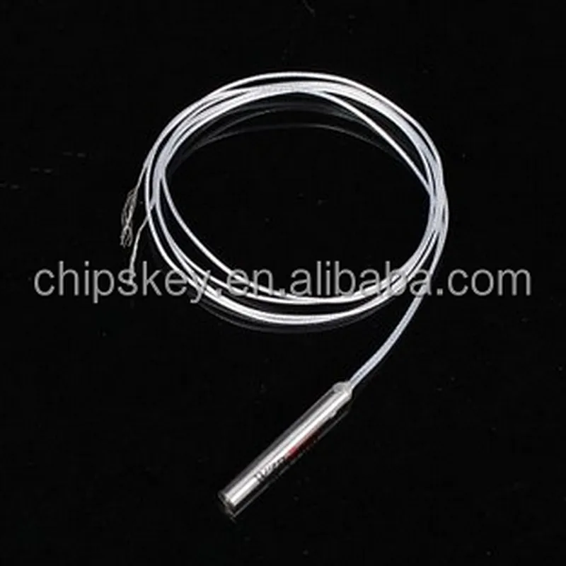 100CM stainless steel RTD PT100 platinum resistance core core WZP platinum resistance temperature probe 3 * 30mm
