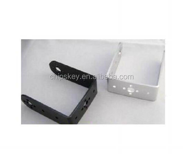 Servo Metal U Holders Mount Brackets Black/Silver for MG995 MG996