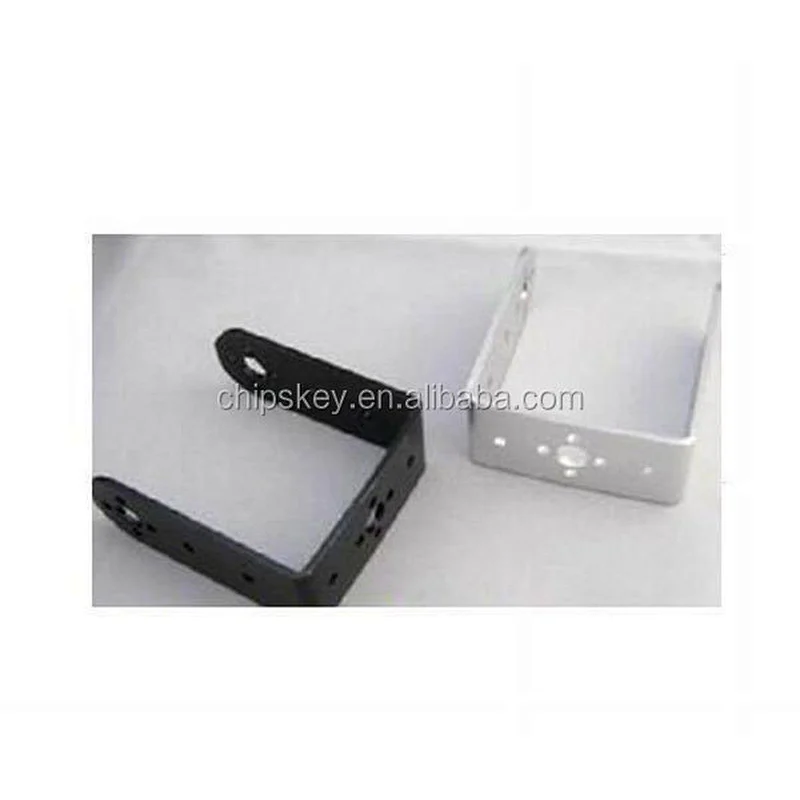 Servo Metal U Holders Mount Brackets Black/Silver for MG995 MG996