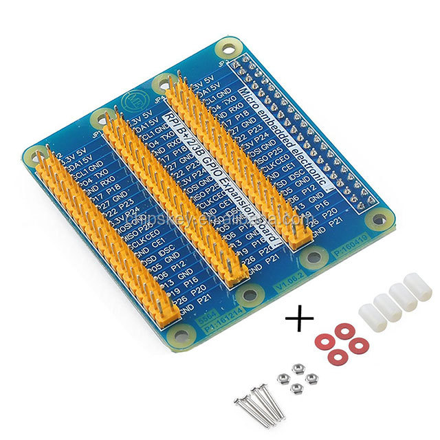Raspberry Pi 3,Pi 2,Pi Model B+ GPIO Expansion Extension Board ,One Row to Be three Rows GPIO