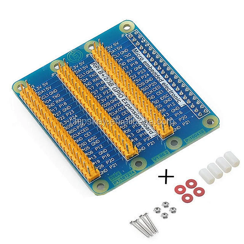 Raspberry Pi 3,Pi 2,Pi Model B+ GPIO Expansion Extension Board ,One Row to Be three Rows GPIO