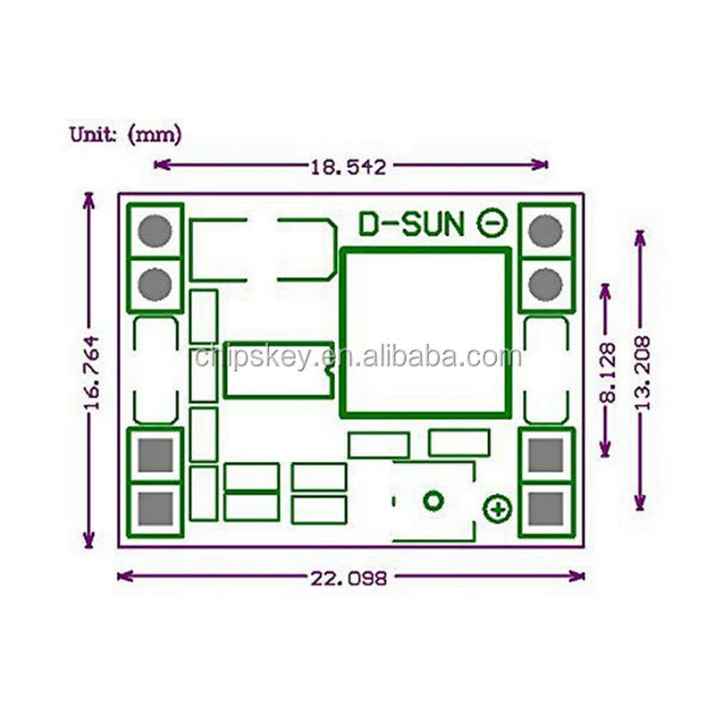 DC-DC 3A Intelligent Adjustable step-down module