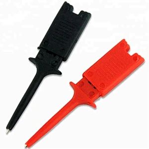 Spring Loaded IC Test Hook Clip Probe for Multimeter Probe Cable