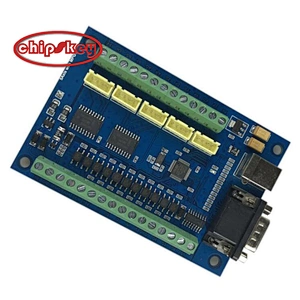 CNC Driver Control Module 5-axis MACH3 Interface Board USB Engraving Machine 5 Axis with MPG Stepper Motor Motion Controller