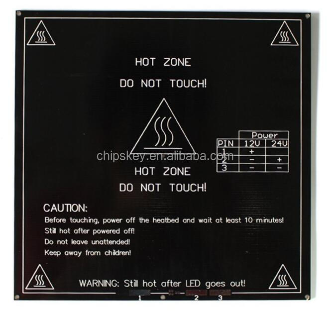 3D printer MK3 aluminum plate hot bed heating bed reprap standard 3mm