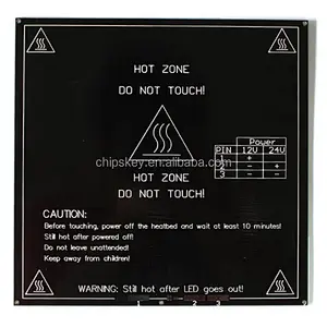 3D printer MK3 aluminum plate hot bed heating bed reprap standard 3mm