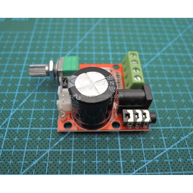 12V Mini Hi-Fi PAM8610 2X10W Audio Stereo Amplifier Board Dual Channel