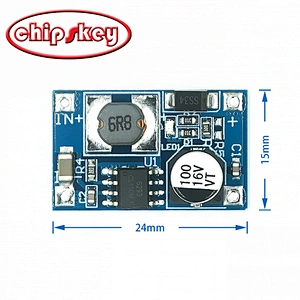 8W high power boost module / input 3V-6V to 12V 3.7V lithium battery charging treasure USB boost board