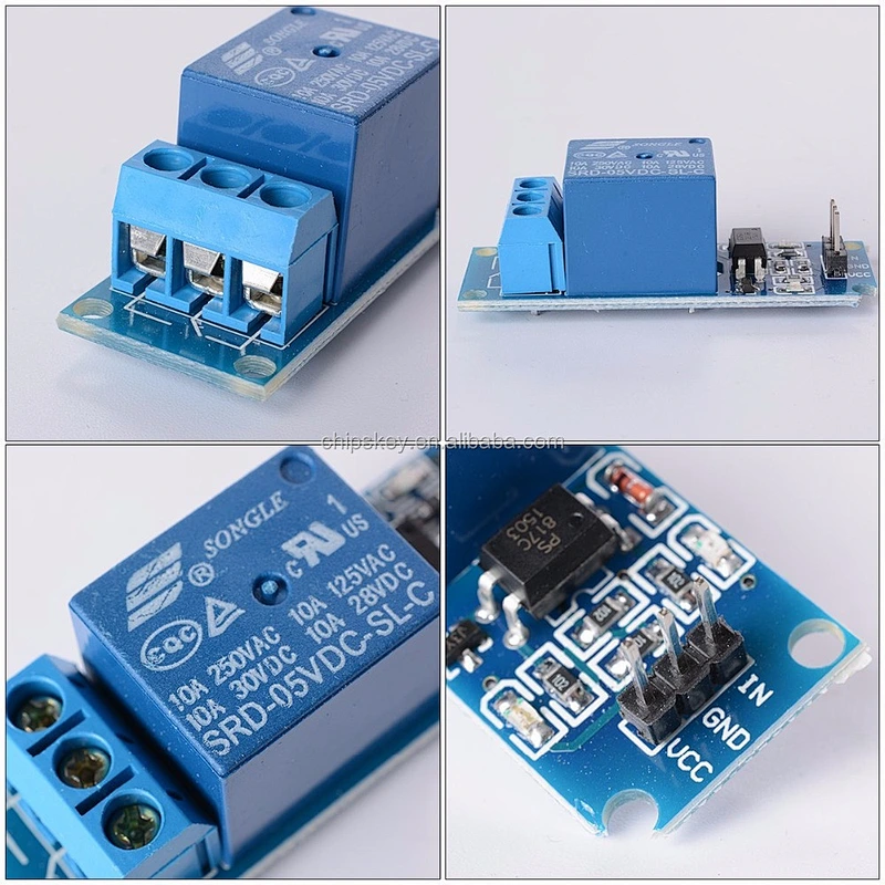 5V 1Channel Relay Module With Optocoupler