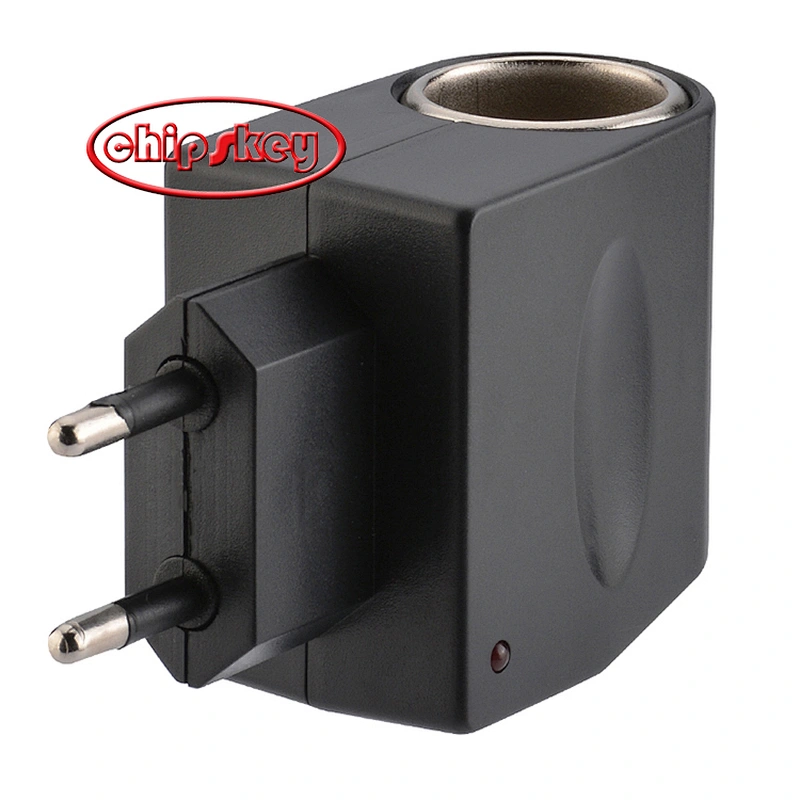 Car charger socket 220V to 12V 0.5A car power converter (AC / DC)   EU Plug