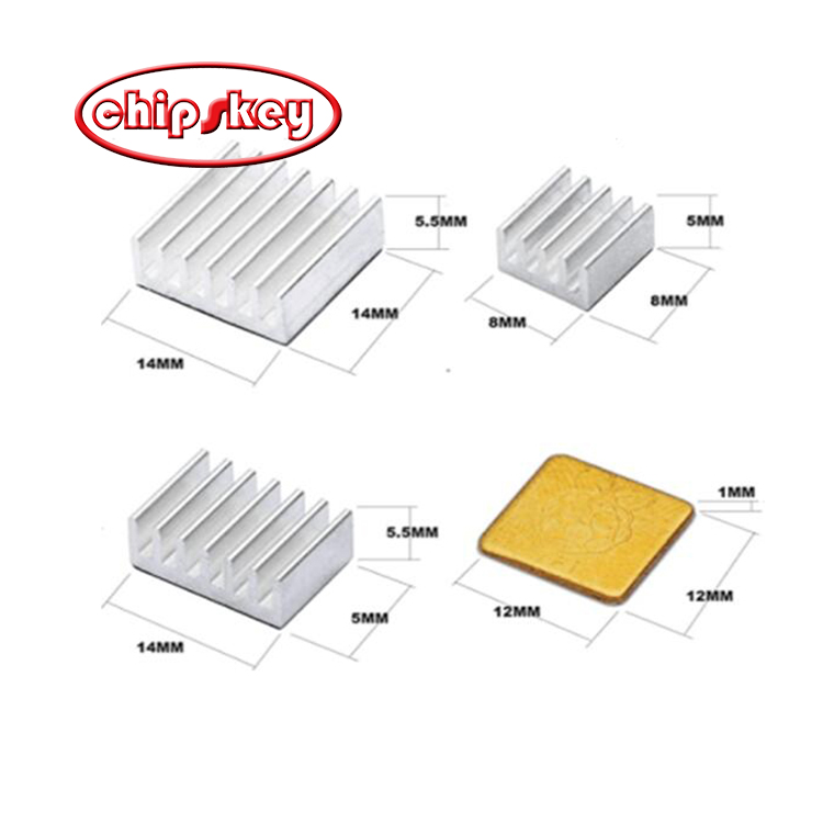 Aluminum Heatsink 4pcs/set for Raspberry PI 4B