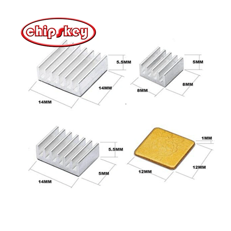 Aluminum Heatsink 4pcs/set for Raspberry PI 4B