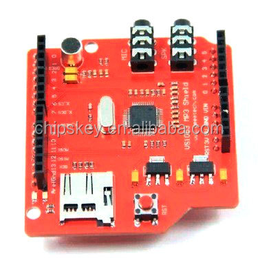 VS1053 shield board MP3 Music shield with TF card slot work