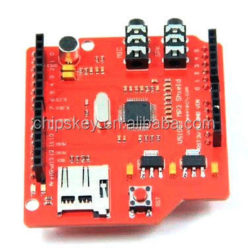 VS1053 shield board MP3 Music shield with TF card slot work