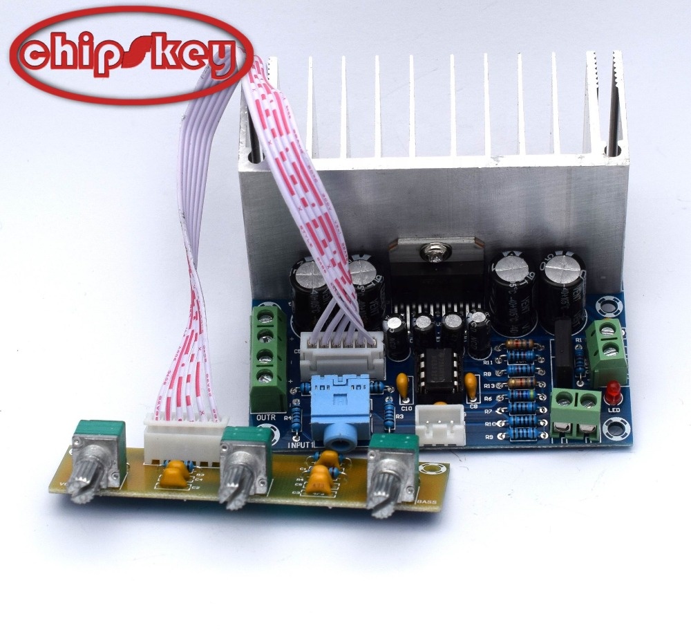 XH-M342 AC/DC12 20W*2+30W PBTL TDA7377 super bass 2.1 channel Power Amplifier Board Subwoofer Audio