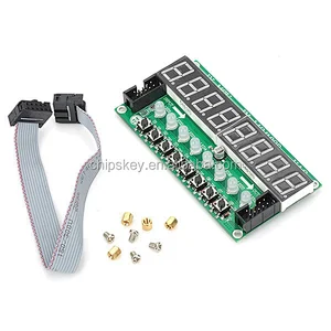 TM1638 8X Green Light Digital Tube + 8X Key + 8X Double Color LED Module