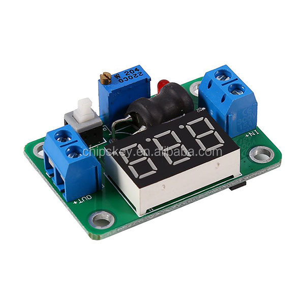 Efficient synchronous rectification DC-DC regulator with a voltage meter to 4.5-24V super LM2596