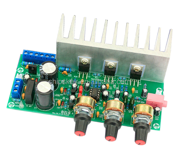TDA2050 + TDA2030 2.1 Three-Channel Subwoofer Amplifier Board Finished Board 60W