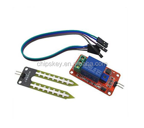 Soil humidity relay module; soil moisture sensor; smart car