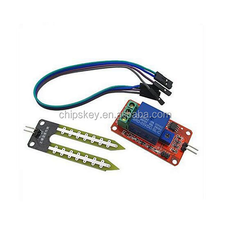 Soil humidity relay module; soil moisture sensor; smart car