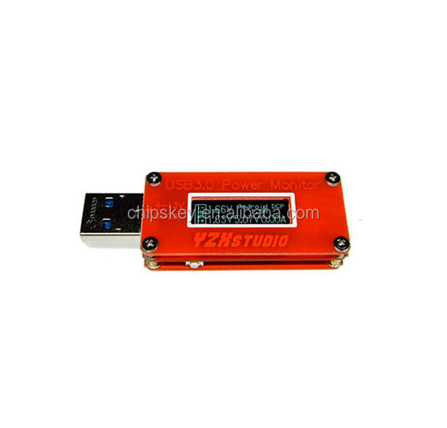 USB 3.0 Power Monitor (Red) YZXstudio Voltage Current Meter High Resolution OLED
