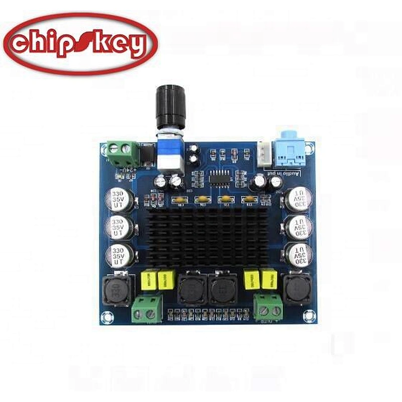XH-M547 dual channel 120W upgraded version of digital power amplifier board TPA3116D2 digital audio amplifier board