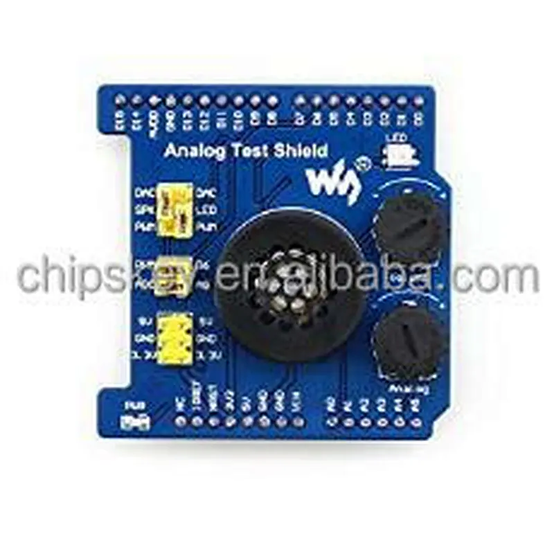 Analog Test Shield Adapter Expansion Developemnt Board Features AD Acquisition DA Output Compatible with Devel,Leonardo, NUCLEO,