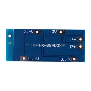 HX-3S-D01 3 Series 11.1V Lithium Battery Board 10A , 20A overcurrent limiting AOD403 + 8254AA