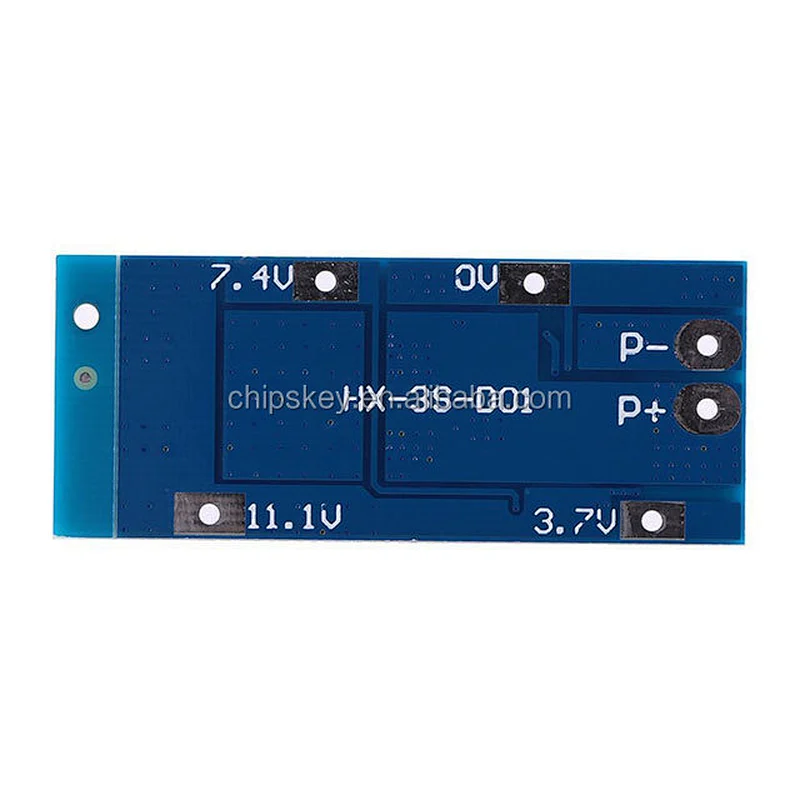 HX-3S-D01 3 Series 11.1V Lithium Battery Board 10A , 20A overcurrent limiting AOD403 + 8254AA