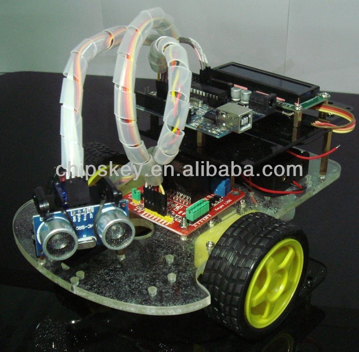 DIY Remote Control Ultrasonic Ranging Car For Arduinos