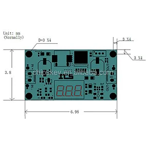 DC 4.3-32V to 5-52V XL6009 Boost Step-up Module Power Supply LED Voltmeter