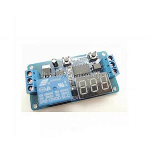 LED Digital Display Cycle Time Delay Module 12V