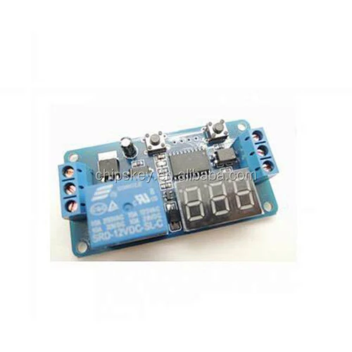 LED Digital Display Cycle Time Delay Module 12V