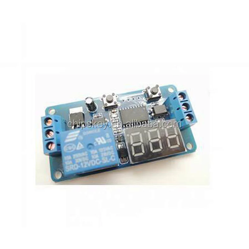 LED Digital Display Cycle Time Delay Module 12V