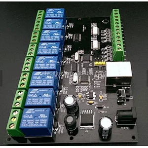 8-way relay network relay remote control smart home Ethernet IP relay normally open contact
