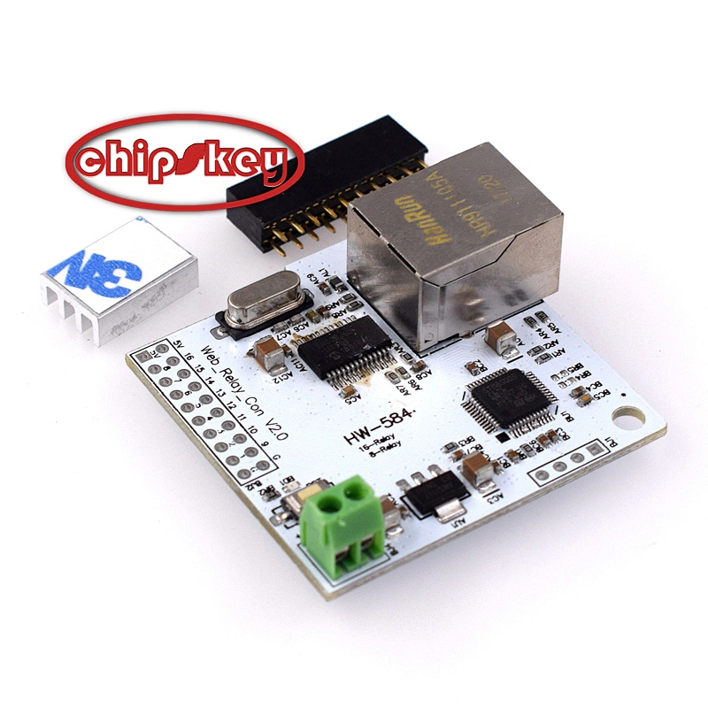 16 way W5100 network control switch / 5V network relay module