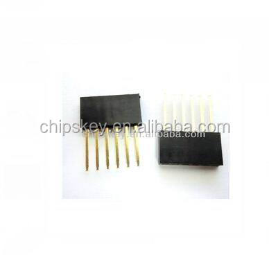 long FEMALE HEADER 1*6P / 1*6P 2.54mm For Arduinos