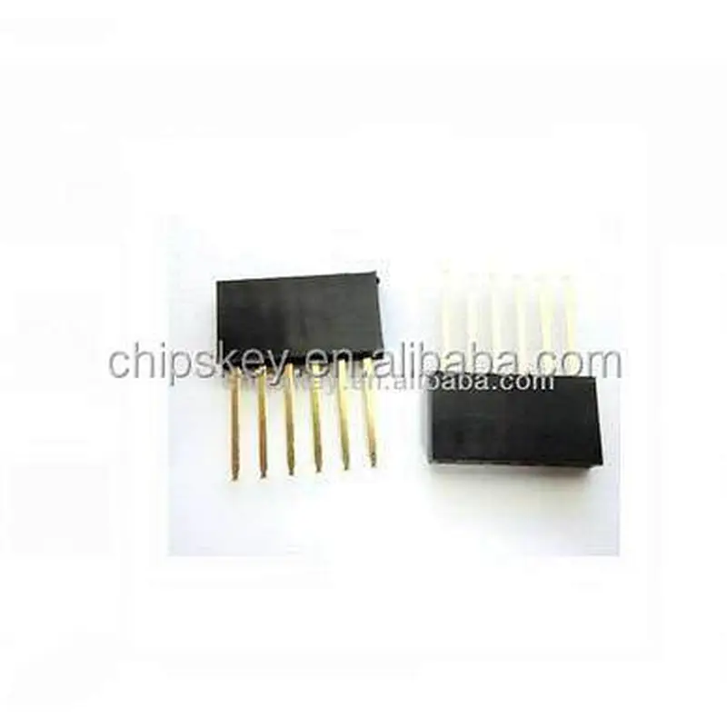 long FEMALE HEADER 1*6P / 1*6P 2.54mm For Arduinos