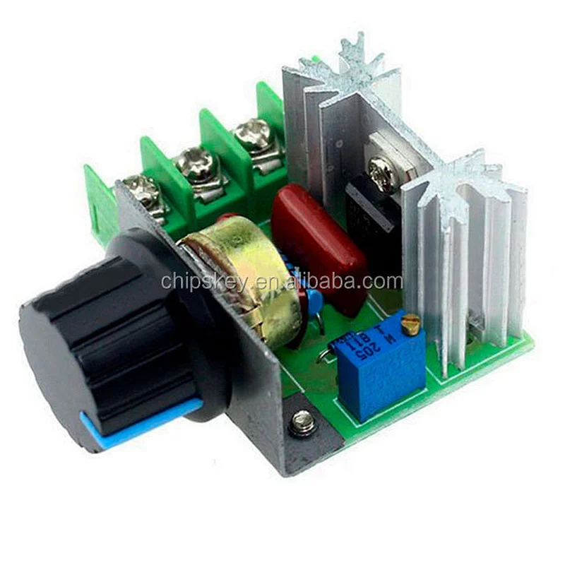 2000W high power electronic voltage regulator, silicon controlled dimmer, speed regulation, high temperature and reliable