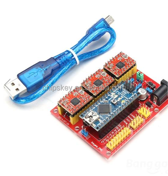 CNC Shield V4 Expansion Board With Nano A4988  3D Printer For Arduinos