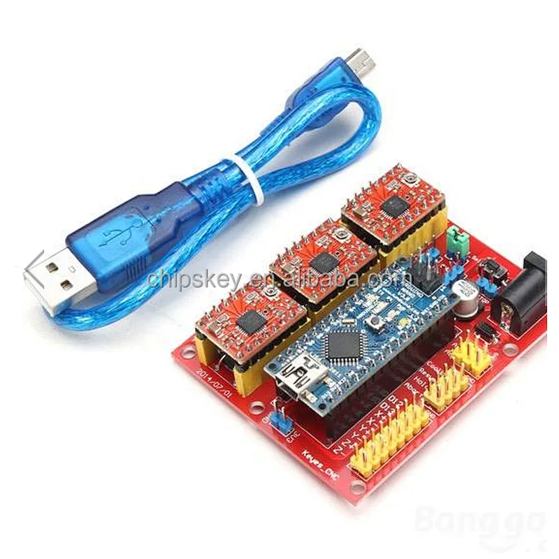 CNC Shield V4 Expansion Board With Nano A4988  3D Printer For Arduinos