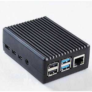 Black  heat sink, metal R PI4 shell  motherboard aluminum alloy case