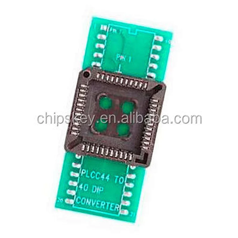 PLCC44 to DIP40 conversion adapter, IC test blocks, adapter, adapter seat
