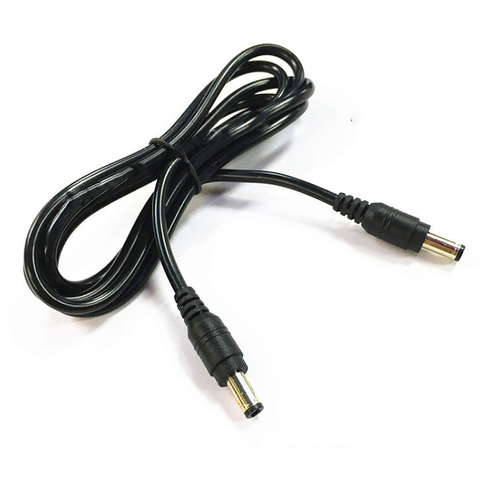 Double male power cord DC male to male power cord DC5.5*2.5MM 3m
