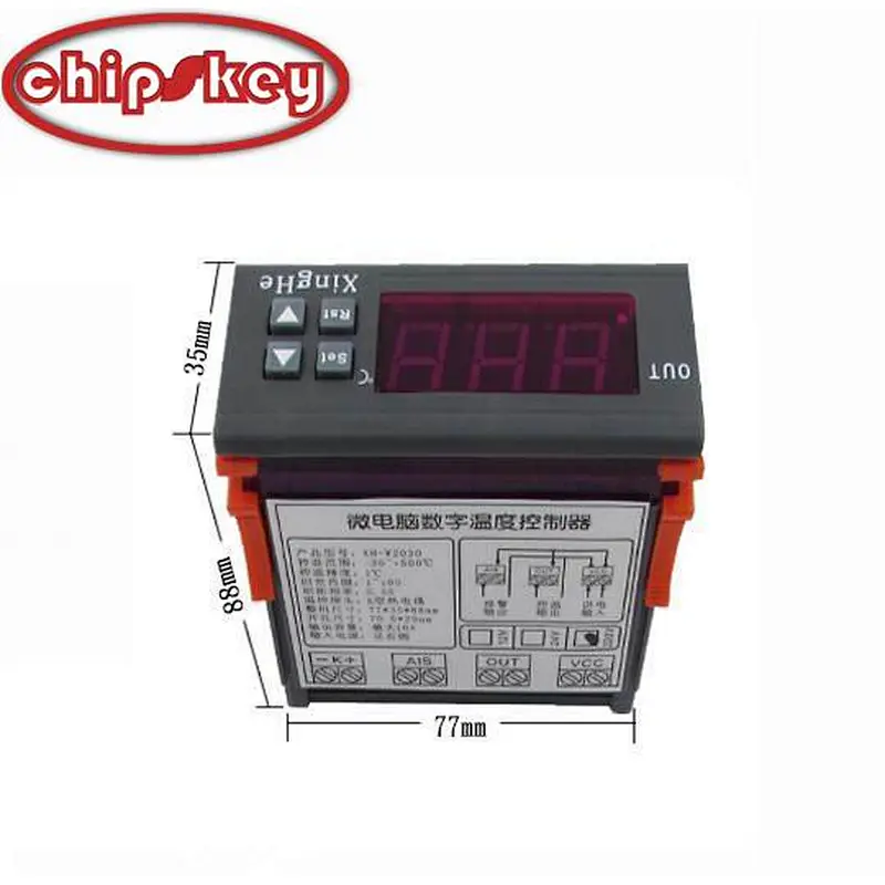 XH-W2030 K type Thermocouple High Temperature Thermostat High Temperature alarm output -30~800