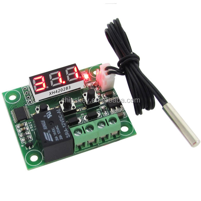 XH-W1209 12V DC Digital Cooling/Heating Thermostat Temp Control Temperature Controller 10A Relay With Waterproof Sens Precisi